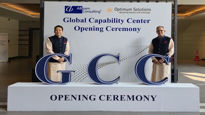 L to R Takahiro Yamada, President & CEO, ABeam Consulting Co., Ltd., Japan and Balwant Jain, CEO, Optimum Solutions (S) Pte Ltd., Singapore