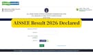 AISSEE Result: NTA Sainik School results 2026 for class 6 & class 9 declared; direct link here