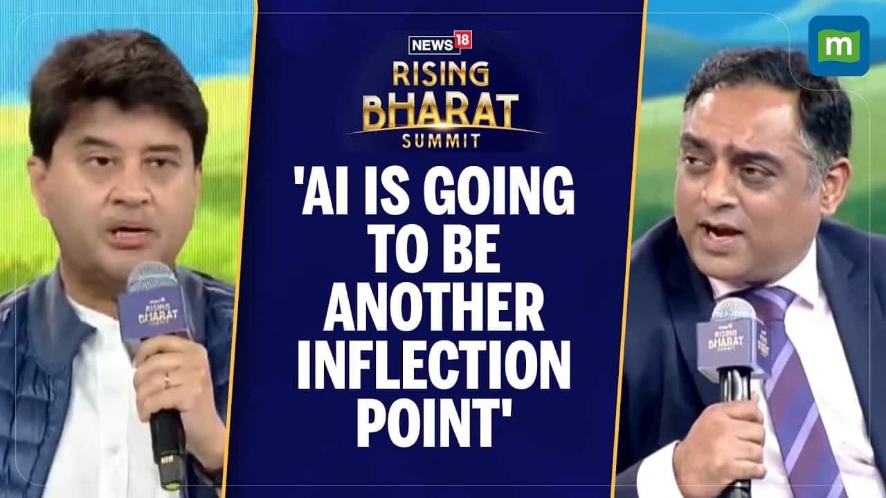 Rising Bharat Summit 2026 | “AI Creates More Opportunities” – Jyotiraditya Scindia