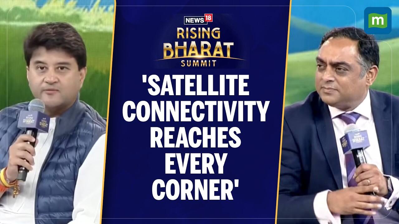 Rising Bharat Summit 2026 | “Satellite Can Go Where Others Can’t” – Jyotiraditya Scindia