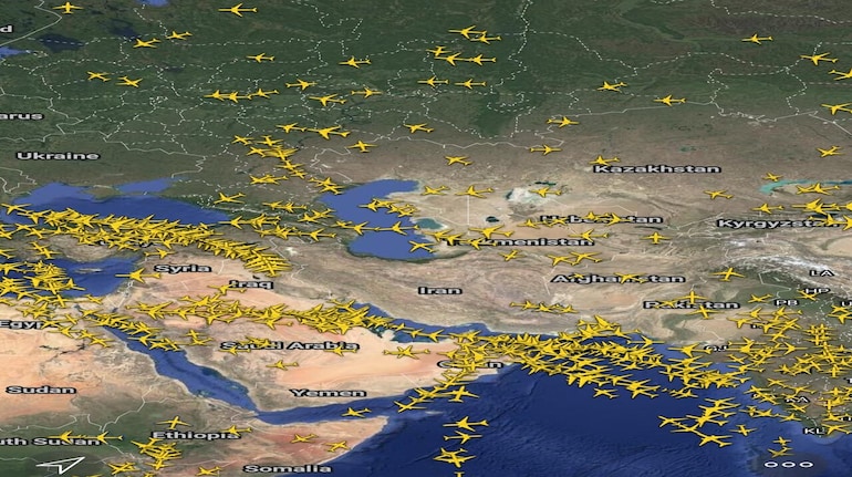 How Gulf skies emptied fast: Flight radar captures airspace clearance amid US-Israel, Iran tensions