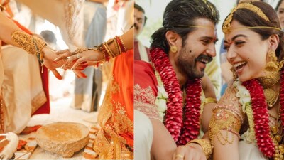 Rashmika Mandanna wedding mehendi details