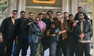 Anand Deverakonda and ‘the boys' squad pose with Vijay Deverakonda at the wedding