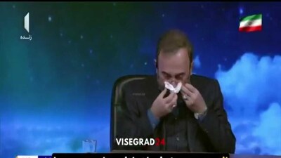 motional scenes on Iranian television as anchors announce Supreme Leader’s killing