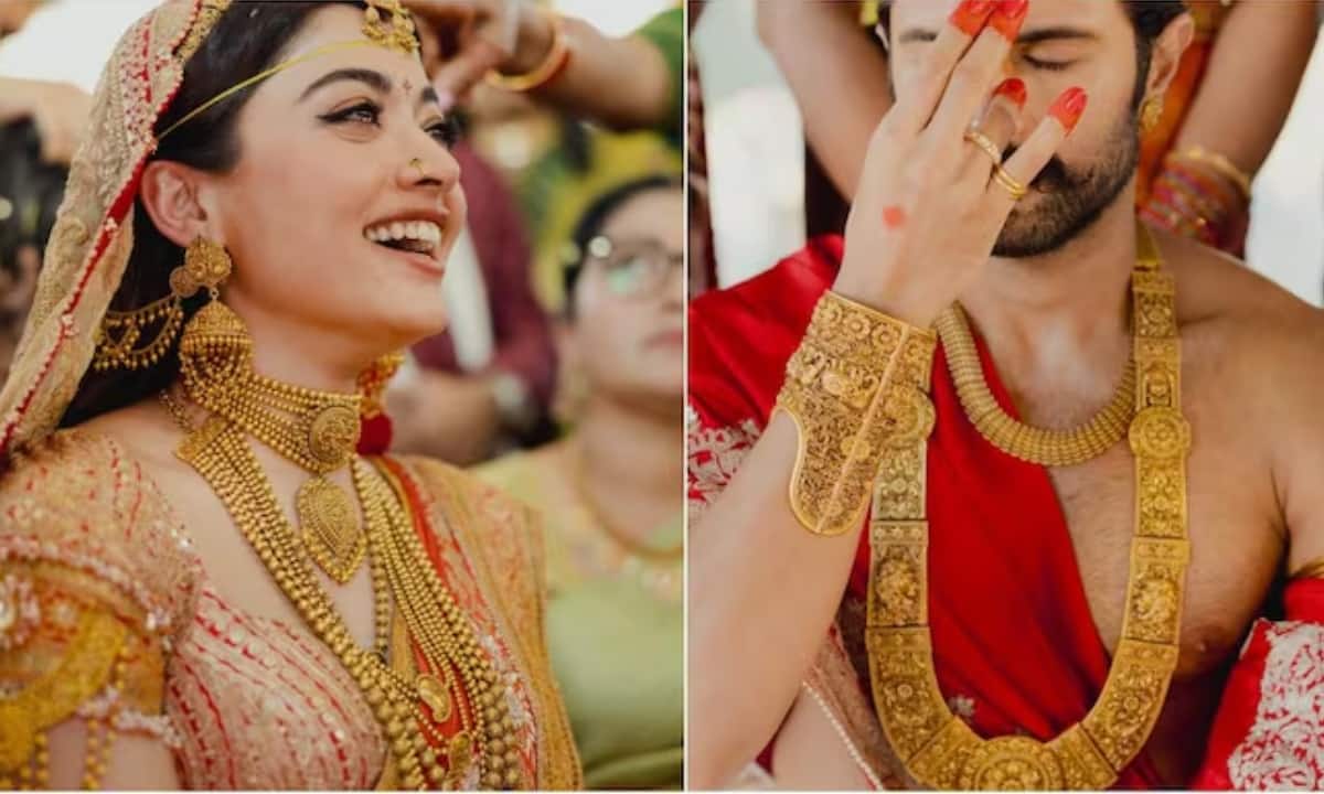 Rashmika Mandanna and Vijay Deverakonda’s wedding gold jewellery: how expensive was it?
