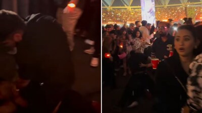 Karan Aujla’s Delhi concert witnesses a major fight among fans at the VVIP lounge: Watch video