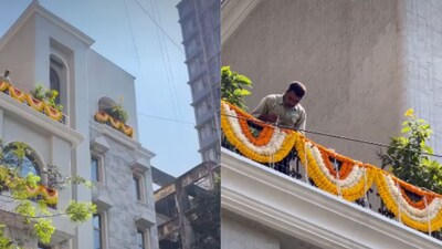 The elaborate arrangements signal that preparations for Arjun’s big day are progressing enthusiastically ahead of the March 5 ceremony.


