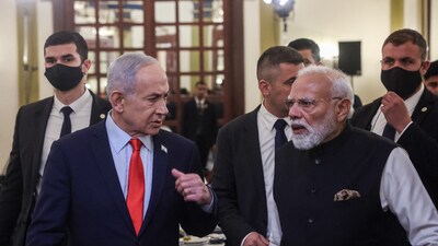 Canadian Prime Minister Mark Carney met Prime Minister Narendra Modi in Delhi on Monday.