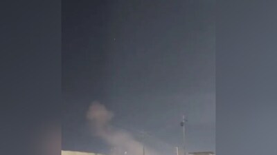 Iran hits US' Victoria Base in Baghdad amid escalating conflict, thick clouds of smoke caught on camera | Watch
