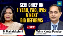EXCLUSIVE INERVIEW OF SEBI CHAIRMAN TUHIN KANTA PANDEY ON 1 YEAR IN OFFICE
