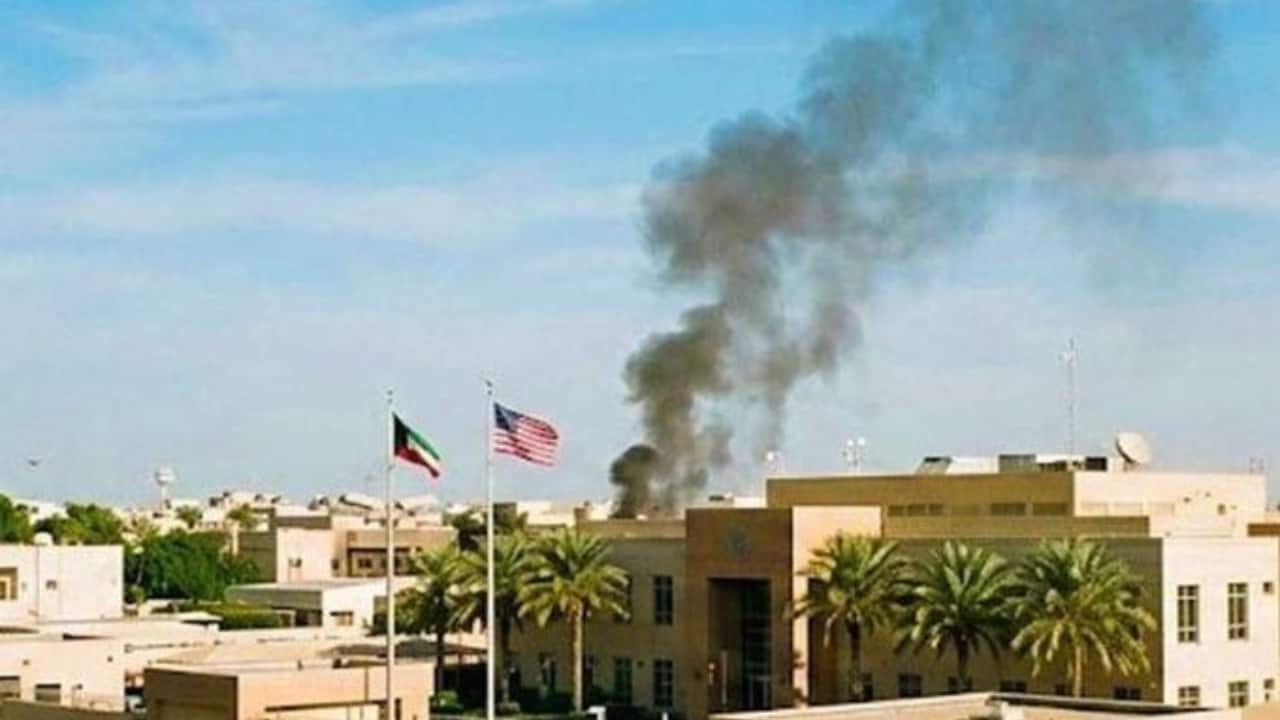 Iran hits Kuwait again; video shows projectile exploding near Ali Al Salem Air Base: Reports
