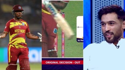 Mohammad Amir cries foul over Shimron Hetmyer's controversial wicket