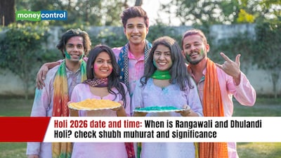 Holi 2026 date and time: When is Rangawali and Dhulandi Holi? check shubh muhurat and significance (image: canva)