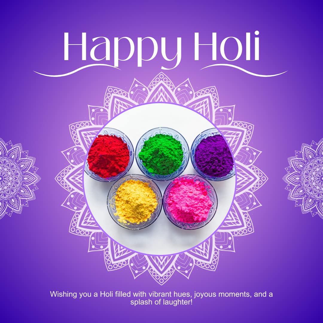 Happy Holi 2026 images and pictures (canva)