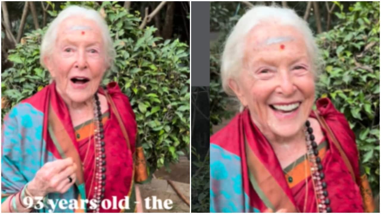 This American woman, 93, still cycles daily, lives with mild arthritis and spends time at Tamil Nadu temple
