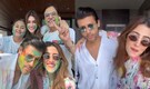 Nupur Sanon, Stebin Ben celebrate first Holi after marriage with sister Kriti Sanon and family