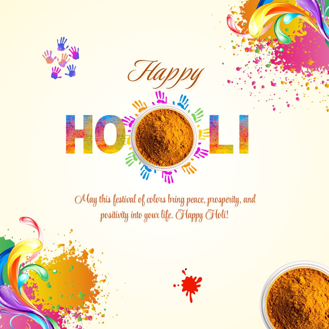 Happy Holi HD images and Pictures (canva)