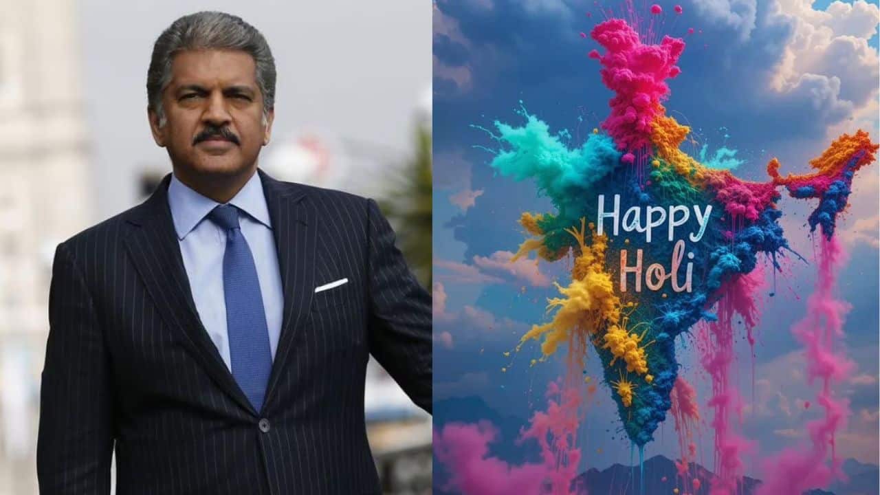 Anand Mahindra wishes 'happy Holi', highlights India’s colourful spirit: ‘Colours don’t compete’