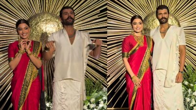 Vijay Deverakonda jokes about his wedding events at Hyderabad reception, says 'we hope to end the celebrations and now go underground'