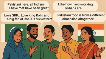 Indians, Pakistanis share what they respect about each other in viral post: Food, music, SRK & Kohli