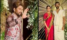 Allu Arjun attends Pushpa co-actor Rashmika Mandanna and Vijay Deverakonda’s Hyderabad reception, greets Paparazzi with heavy security