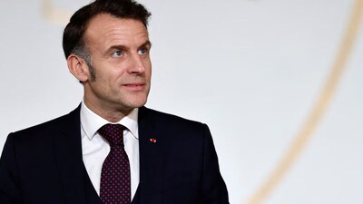 Macron confirmed the Charles de Gaulle would move to the Mediterranean. (Image credit: Reuters) 