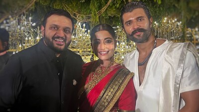 Rashmika Mandanna and Vijay Deverakonda threw a star studded reception