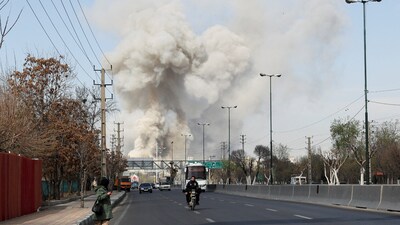 Smoke rises following an explosion, amid the US-Israeli conflict with Iran, in Tehran, Iran, March 5, 2026. (Reuters)