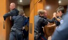 Watch: Former Marine’s arm broken as Iran war protest sparks scuffle at Senate hearing