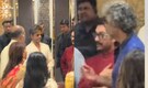 Shah Rukh Khan and Aamir Khan share a friendly moment in rare glimpse from Arjun Tendulkar's wedding: Watch