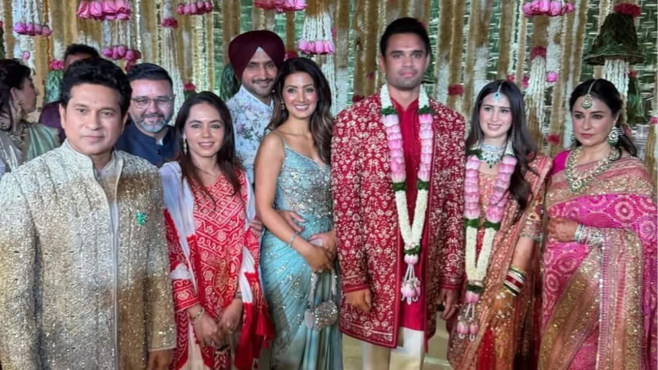 With Cricket icons Several prominent cricketers also attended the wedding to celebrate with the Tendulkar family. Close friends and former teammates of Sachin Tendulkar were spotted at the event, making the celebration a perfect blend of cricketing legends and Bollywood glamour. With Cricket icons Several prominent cricketers also attended the wedding to celebrate with the Tendulkar family. Close friends and former teammates of Sachin Tendulkar were spotted at the event, making the celebration a perfect blend of cricketing legends and Bollywood glamour.
