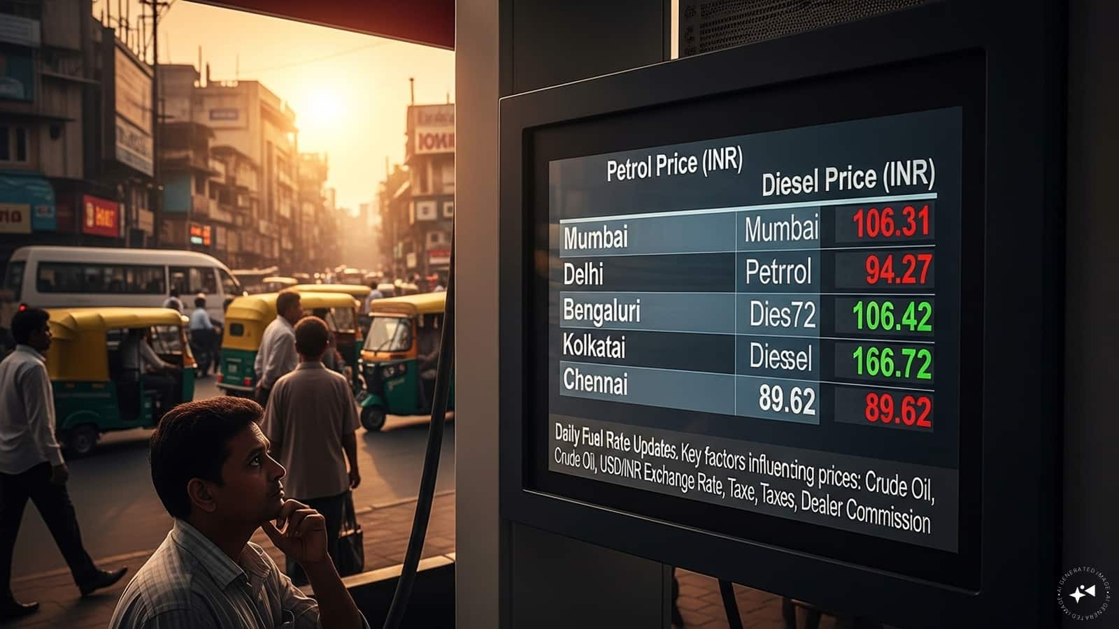 Petrol, diesel price today: Crude crosses $100 - have fuel rates changed? Check city-wise prices on March 10