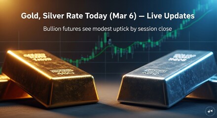 Gold, Silver Rate Today (Mar 6) – Live Updates: Gold trades higher at Rs 161250 while silver surges over 2 percent on MCX