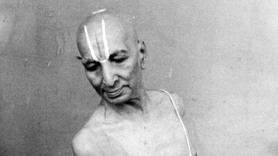 Tirumalai Krishnamacharya is widely regarded as the father of modern yoga.  (Picture: X)