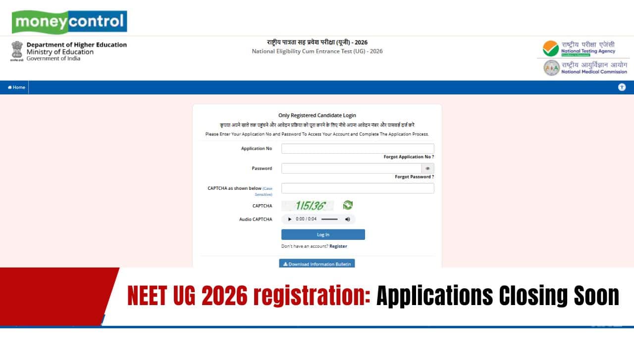 NEET UG registration 2026: Applications closing soon; check last date ...