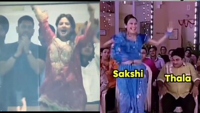 Sakshi Dhoni’s excited celebration at India vs England match goes viral, fans link moment to Taarak Mehta Ka Ooltah Chashmah’s Dayaben meme
