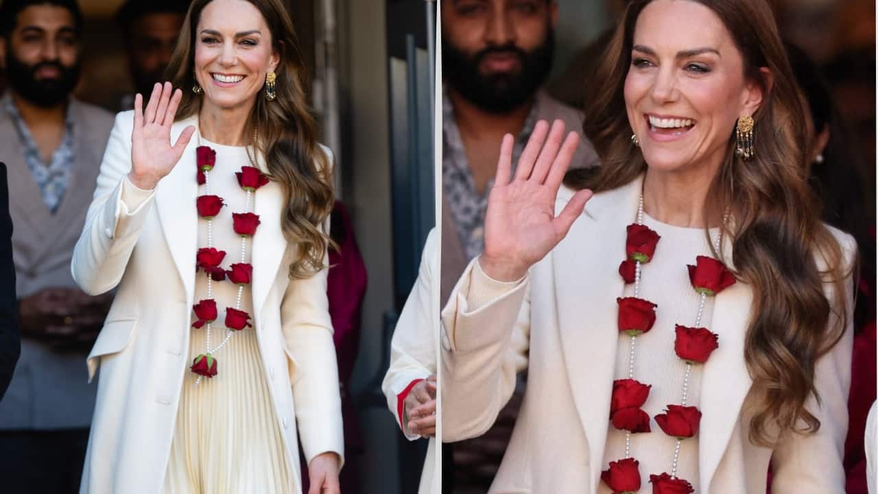 Kate Middleton celebrated Holi in Leicester in ivory ensemble, her earrings stole the show