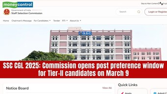 SSC CGL 2025: Post preference submission begins March 9; Tier-II candidates must complete process by March 12