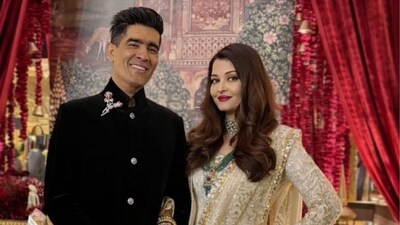 Manish Malhotra shares his latest piece worn by Aishwarya Rai
