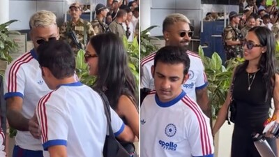 Hardik introducing Mahieka Sharma to Gautam Gambhir triggers epic reactions