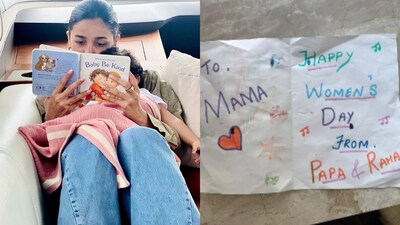 Alia Bhatt receives adorable Women’s Day card from Ranbir Kapoor and daughter Raha: See pic