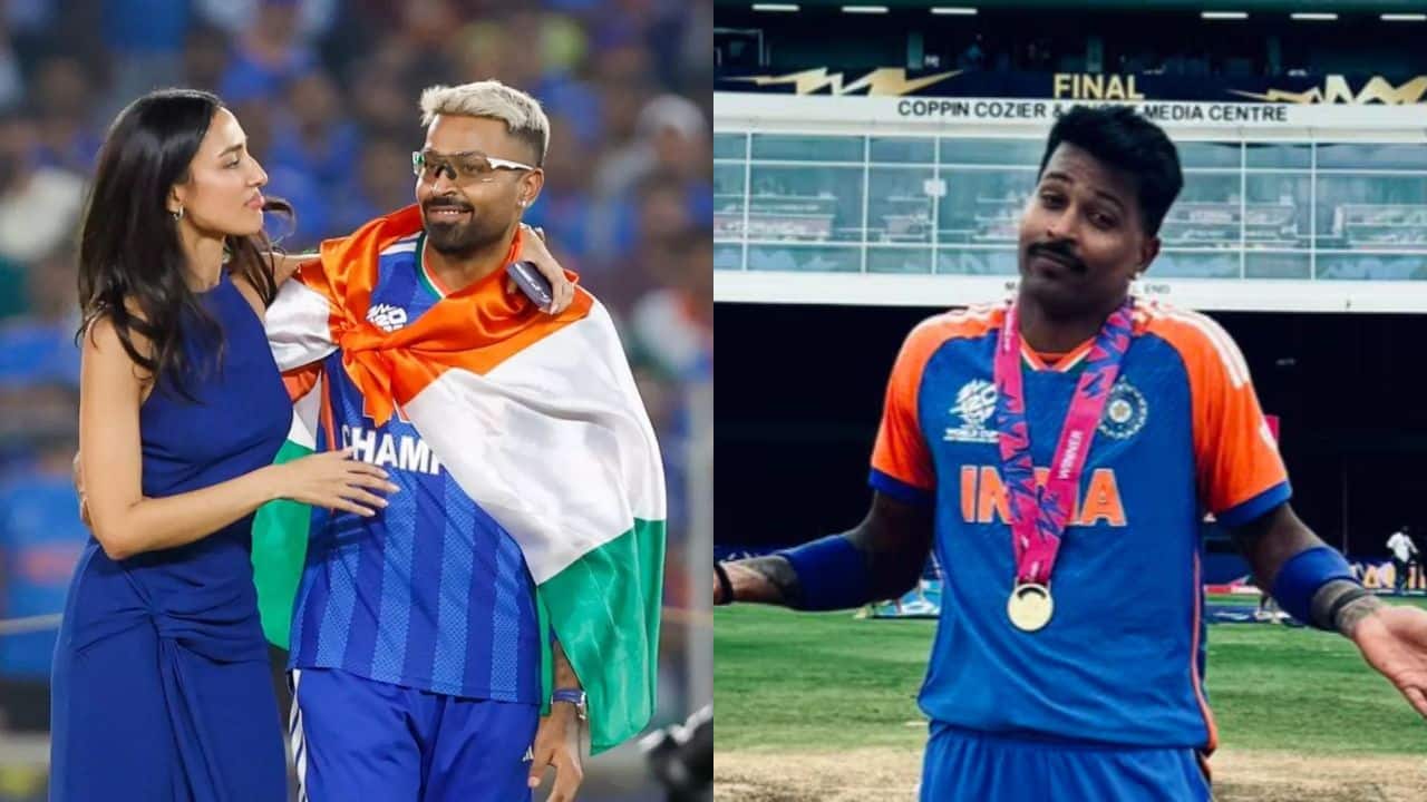 Hardik Pandya trolled after winning two world cups with different partners by his side; netizen writes 'he is treating World Cup like a couple goals trip'
