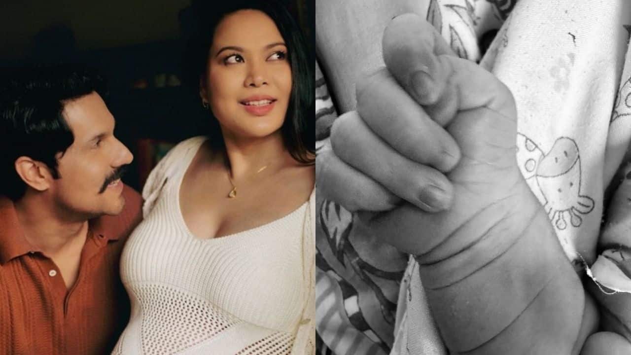 Randeep Hooda, wife Lin Laisharma welcomes baby girl; actor shares pics of the newborn