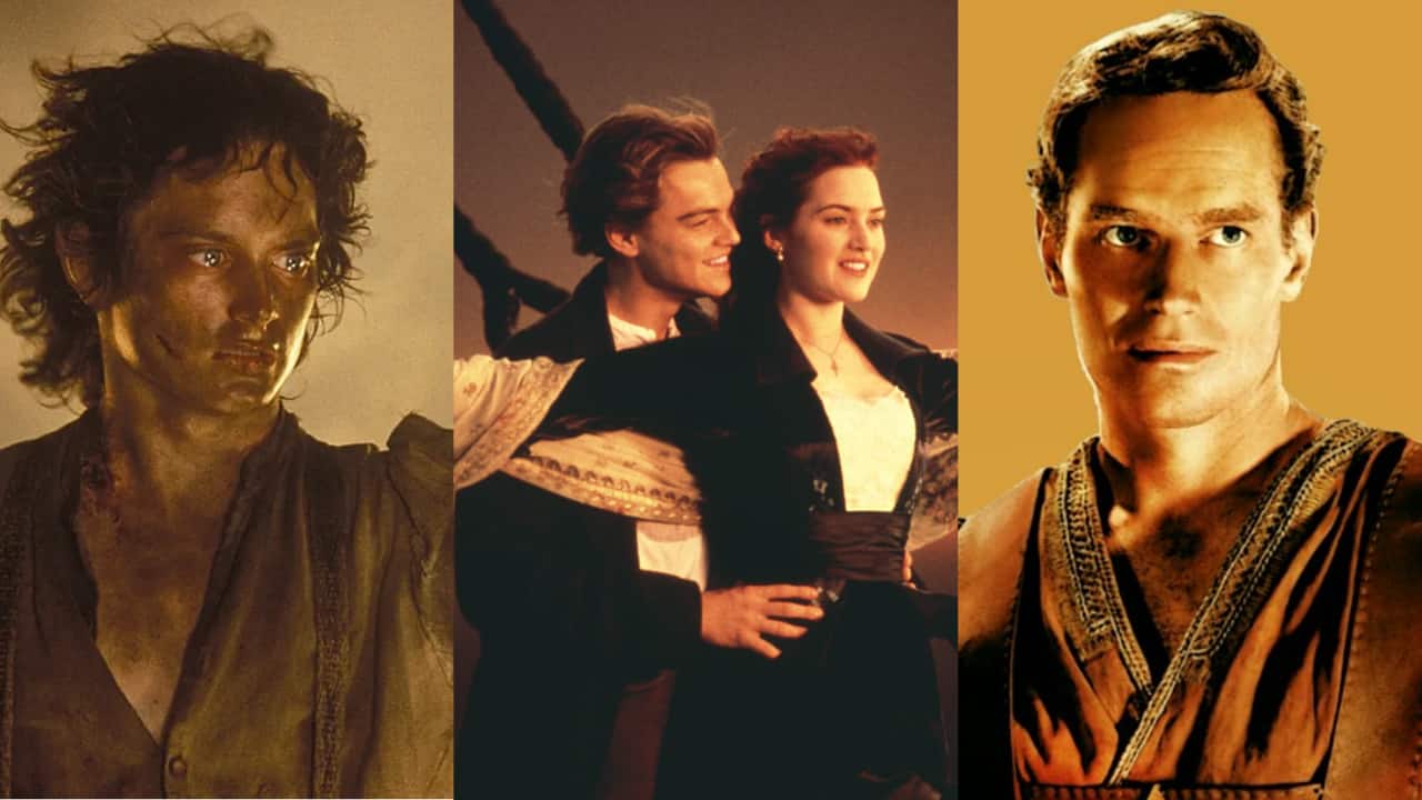 Three films - 11 wins  The Lord of the Rings: The Return of the King (2003), Titanic (1997), and Ben-Hur (1959) are the only three films that have won 11 Oscars so far. Return of the King's epic story, Titanic's sweeping romanticism, and Ben-Hur's technical skill all enthralled the Academy in different ways.
