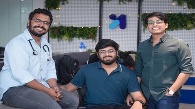 (L-R) NPrep founders Gourav Khurana, Utkarsh Paliwal, Prince Kaushik
