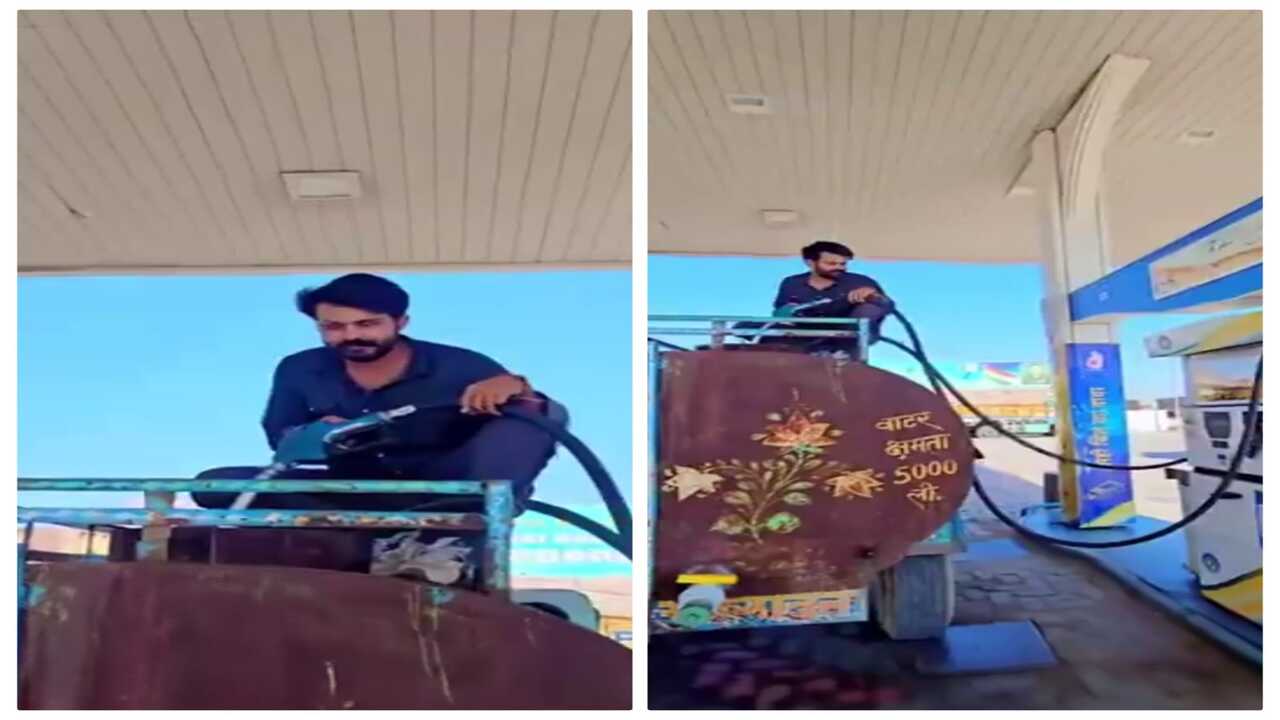 Man fills petrol into water tanker amid shortage rumours. ‘Is this even allowed,’ asks internet