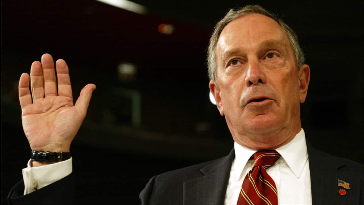 Michael Bloomberg is also an ex-mayor of New York City. (Image credit: AFP)
