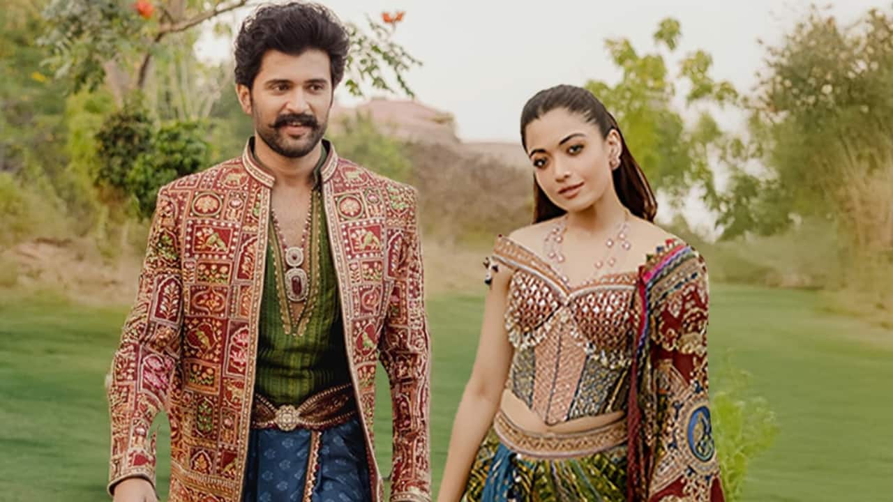 Bold embellishments Vijay stole the spotlight with his kamarbandh that features intricate embellishments and handiwork, demonstrating that the Indian groom was never intended to be simple. Finally, he completed his ensemble with a striking large necklace, mojaris, and rings. Bold embellishments Vijay stole the spotlight with his kamarbandh that features intricate embellishments and handiwork, demonstrating that the Indian groom was never intended to be simple. Finally, he completed his ensemble with a striking large necklace, mojaris, and rings.