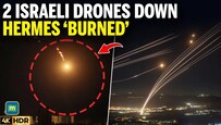 ON CAM: Iran ‘BURNS’ Two Israeli Hermes Drones; IRGC Mocks IDF | Watch