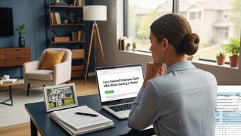 Can a salaried employee claim HRA while owning a home?